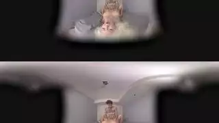 لعبة جنس افتراضية: عاهرة تُستخدم كحاوية مني في خيال الواقع الافتراضي